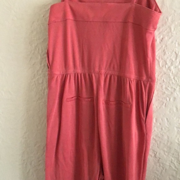 Anthropologie Saturday Sunday Pink Ribbed Button Side Jumpsuit - Picture 7 of 12
